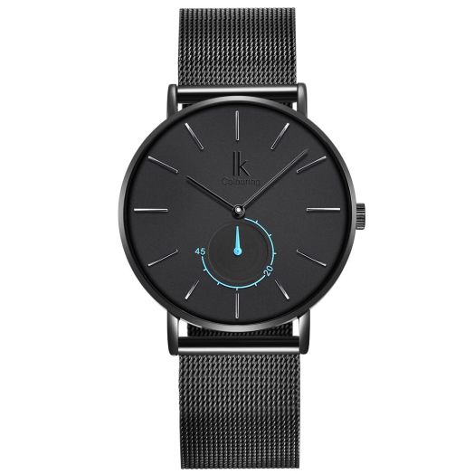 FORSINING Fashion Minimalist Men's Women's Watch Diameter 36 mm with Stainless Steel Mesh Band…