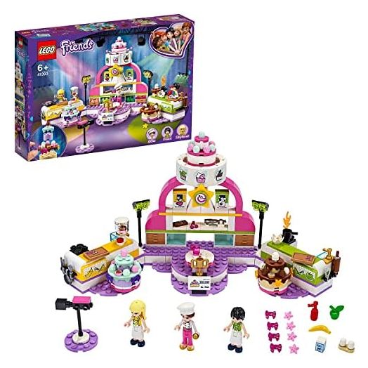 LEGO 41393 Friends Baking Competition Playset with Toy Cakes, Cupcakes and Stephanie Mini Doll, for 6 + Year Old