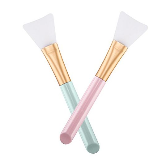 2 PCS Silicone Face Mask Brush, Mask Beauty Tool Soft Silicone Facial Mud Mask Applicator Brush Hairless Body