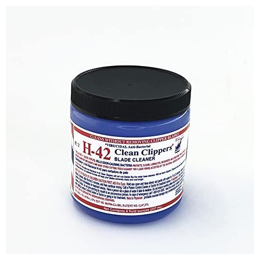 H-42 Clean Clippers Blade Cleaner Virucidal Anti-Bacterial 8oz