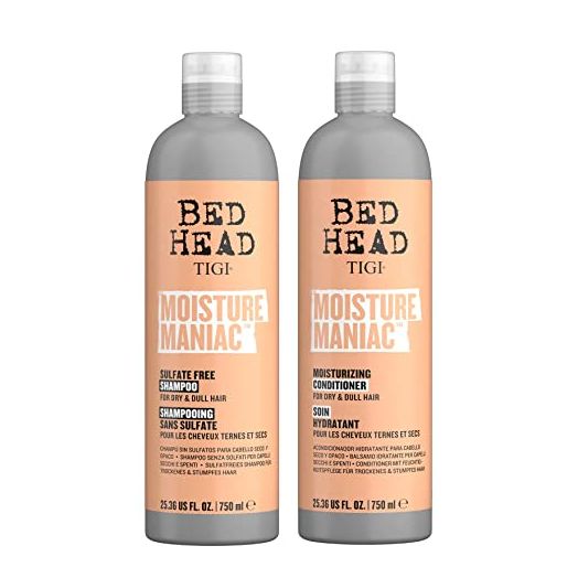 TIGI Bed Head Moisture Maniac Shampoo & Conditioner with Argan Oil, 25.36 fl oz