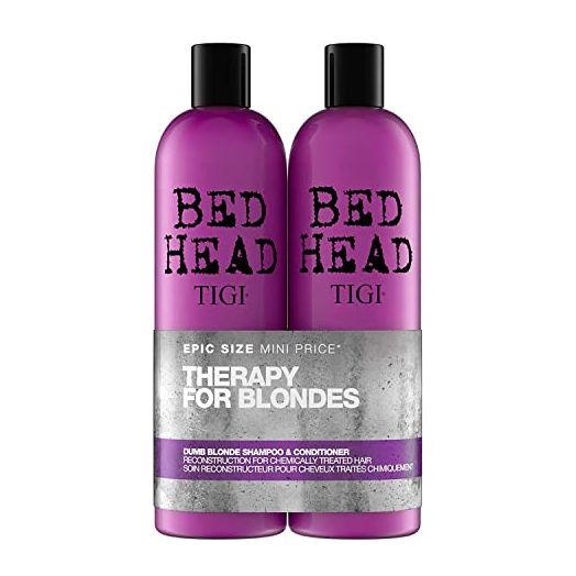 TIGI Bed Head Dumb Blonde Shampoo and Conditioner for Blonde Hair 25.36 fl oz 2 count