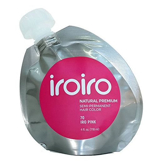 IROIRO Premium Natural Semi-Permanent Hair Color 70 Pink (4oz)