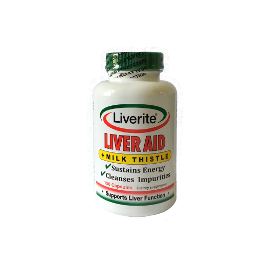 LIVERITE LIVER AID WITH MILK THISTLE 150 CAPS