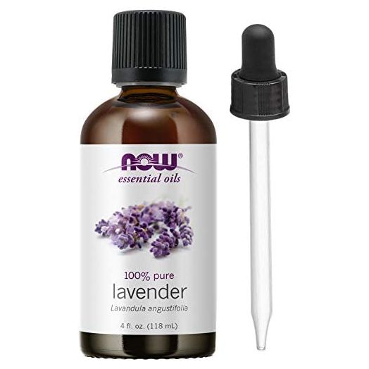 Now Foods Lavender Oil, 4 oz, From NOW (4 OZ + Glass Dropper)