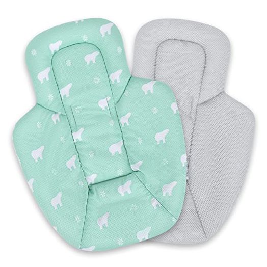 Infant Insert, Cool Mesh Fabric Newborn Insert Compatible with 4Moms MamaRoo and RockaRoo Swing, Soft and Breathable with Head and Body Support