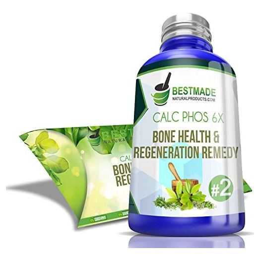Calc Phos 6X Homeophatic Bone Health & Regeneration Cell Salt Remedy/for Growth Problems, Broken Bones, Calcium Deficiency Aid & Feelings of Coldness