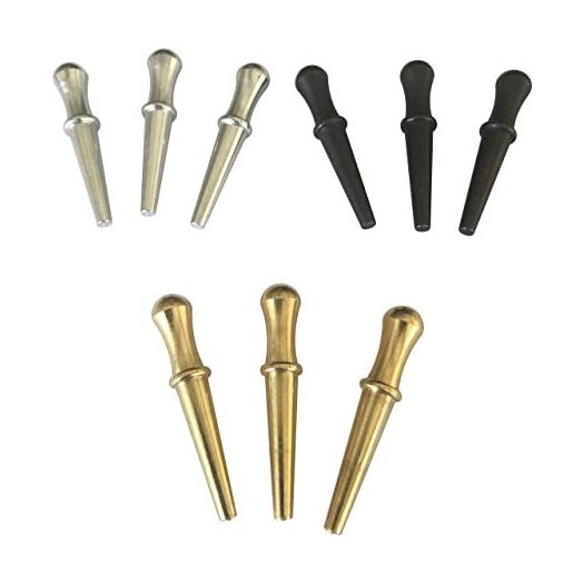 Metal Cribbage Pegs, Made in The USA (9 Pack)