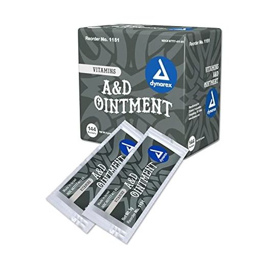Dynarex Vitamins A & D Ointment Without Lanolin 144 5g Packets per Box