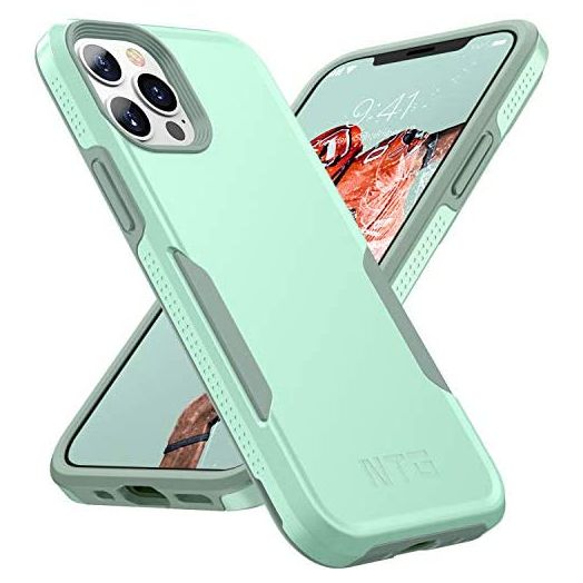 NTG [1st Generation] Designed for iPhone 12 Pro Max Case, Heavy-Duty Tough Rugged Lightweight Slim Shockproof Protective Case for iPhone 12 Pro Max 6.7 Inch, Green