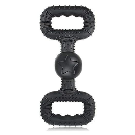Natural Rubber Dog Toys for Large Aggressive Chewers - Tough Tug War Dog Toy for Large Dogs Tooth Clean