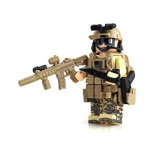 Battle Brick Seal Team Six Commando Custom 1 Minifigure