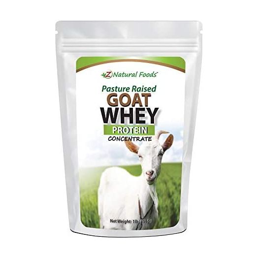 Z Natural Foods Goat Whey Protein Powder Concentrate, Unflavored, 100% Pure