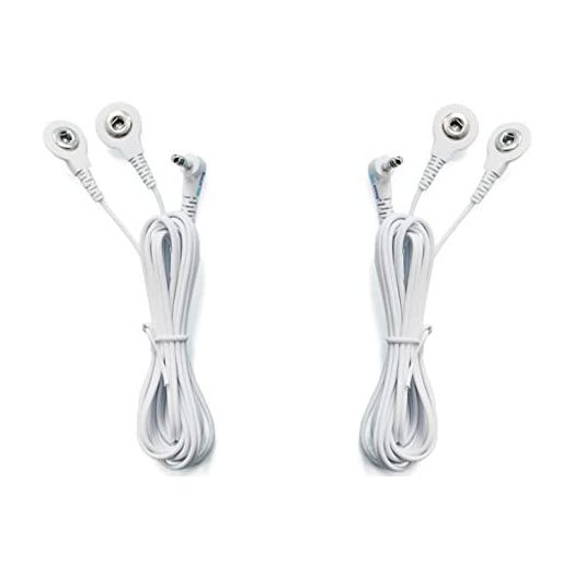 Tens Replacement Lead Wires, 2 Snap Connectors (2 Pack), Discount Tens Brand
