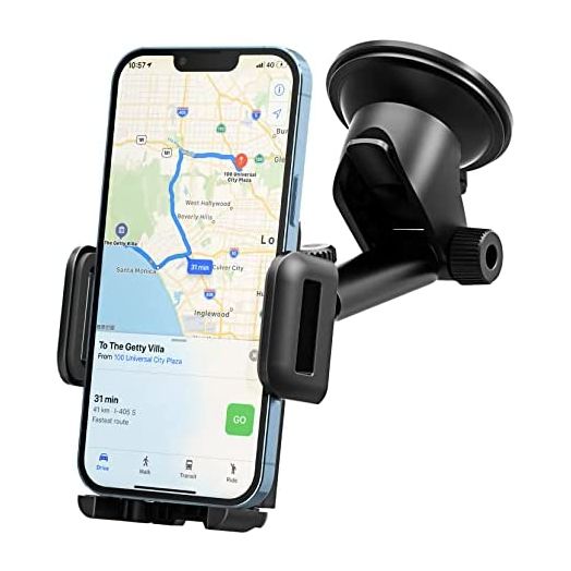 Phone Mount for Car,Car Phone Holder Mount with Strong Suction Cup Dashboard Windshield Phone Mount Compatible with iPhone 13 12 11 Pro Max, Galaxy Note 20 S20 S10 and More
