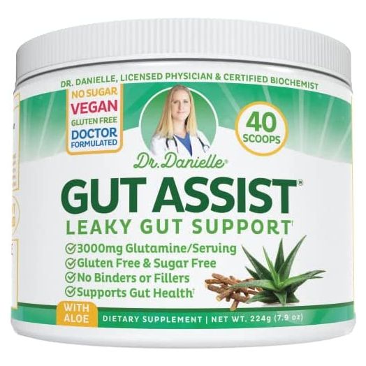Doctor Danielle Gut Assist, Leaky Gut Repair Supplement Powder