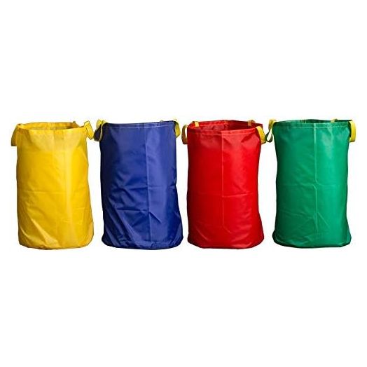 Wowagoga Potato Sack Race Bags 28x40'', Colorful Jumping Pocket Adult Sense Sports Game Equipment Party Accessory for Field Day,Outdoor Picnic Party(Set of 4)