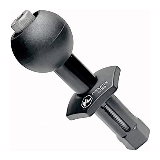 Mounts Lab MotoMount Ninja- Kawasaki Ninja Motorcycle for 12mm Hexagon Hole Mount/Fork stem Base Mount with 1inch(25mm) Ball- Compatible with Phone/Camera/GPS Mount(Adapter), black (ML-Ninja01)