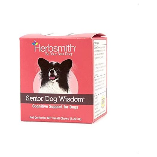 Herbsmith Senior Dog Wisdom – Dog Dementia Supplement – DHA for Senior Dog Brain Health - Senior Supplement for Dogs