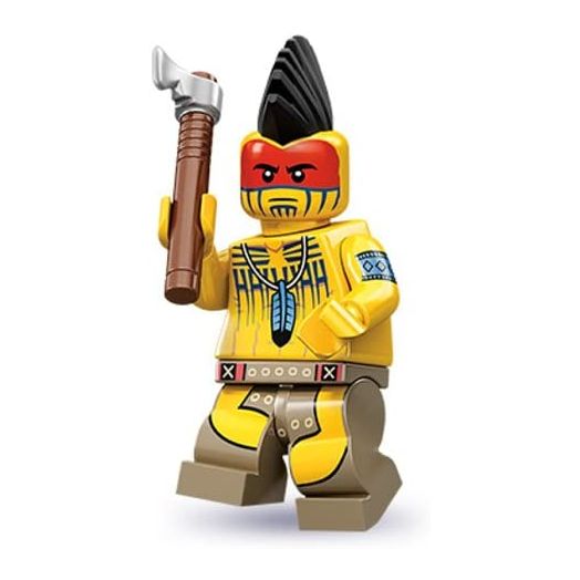 Lego Series 10 Tomahawk Warrior Mini Figure