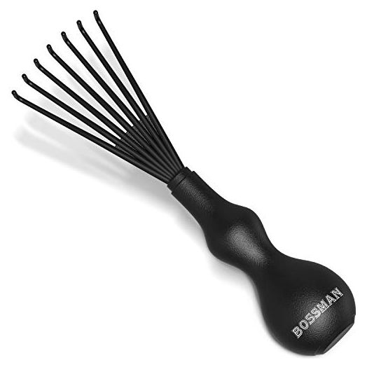 Bossman THE CLAW Hair Brush Cleaner Tool, 3 Inch (Black)
