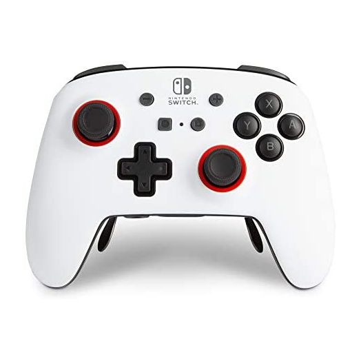 PowerA Fusion Pro Wireless Controller for Nintendo Switch - White/Black, Nintendo Switch Lite, Gamepad, Bluetooth, Video Game Controller, Gaming Controller, Officially Licensed - Nintendo Switch