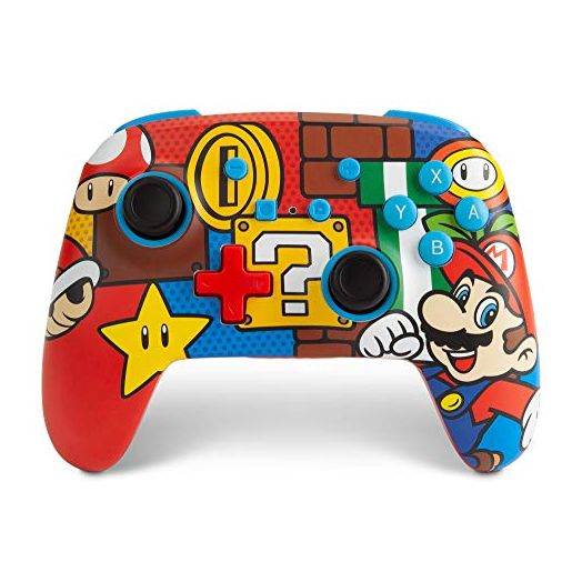 PowerA Enhanced Wireless Controller for Nintendo Switch - Mario Pop (Only at Amazon)