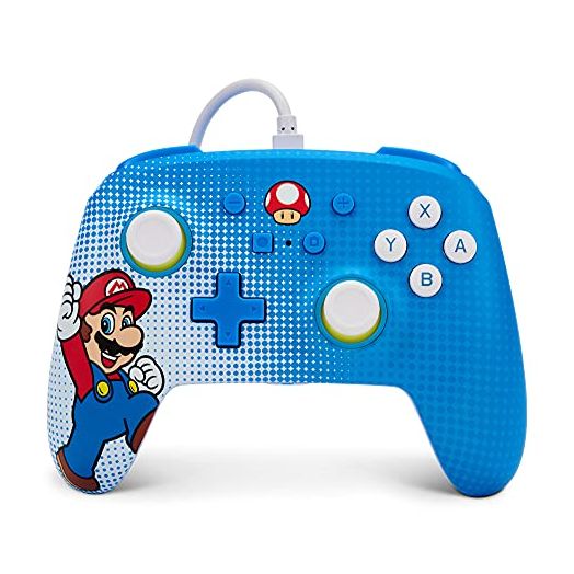 PowerA Enhanced Wired Controller for Nintendo Switch - Mario Pop Art
