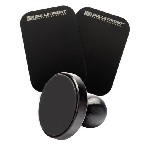 DiabloM6 Magnetic Cell Phone Mount Compatible with iPhone and Android Smartphones - 20mm Attachment Ball - Metal Plate attaches to Device