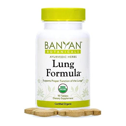 Banyan Botanicals Lung Formula, Organic Herbal Tablet with Licorice & Tulsi