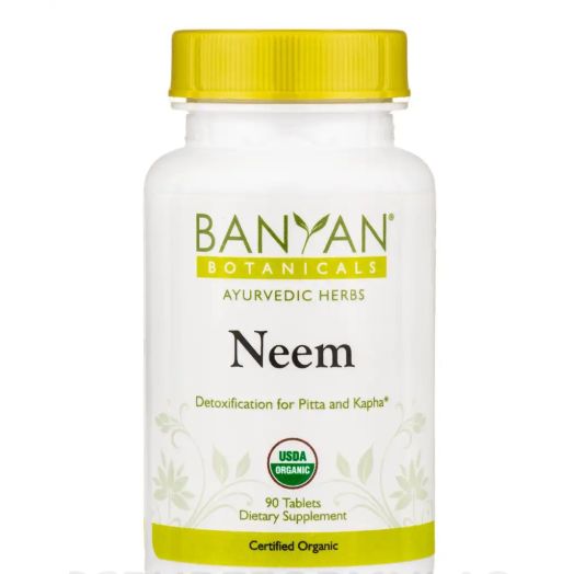 Banyan Botanicals Neem, Organic - 90 Tablets