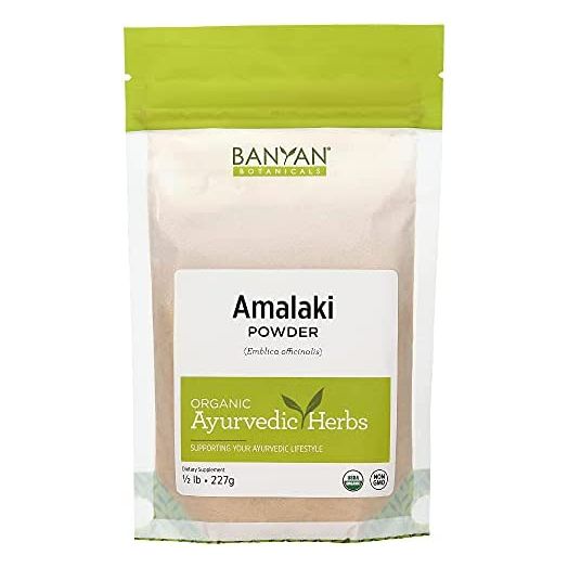 Banyan Botanicals Amalaki Powder, Organic Amla Powder, 1/2lb