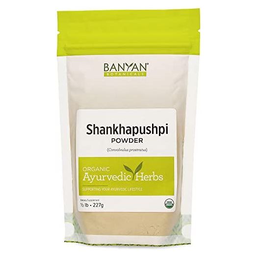 Banyan Botanicals Organic Shankhapushpi Powder, Convolvulus prostratus for Promoting