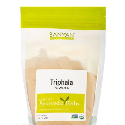 Banyan Botanicals Triphala Powder, Organic - 1 Lb (454 Grams)
