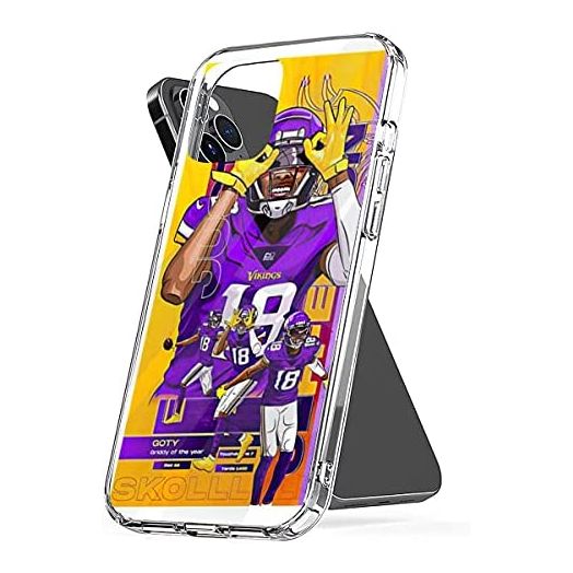 Partorson Phone Case Compatible with iPhone Justin Shock Jefferson Accessories Phone Waterproof Case Scratch iPhone XR