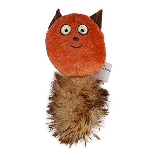 JW Cataction Catnip Squirrel Toy, Multicolor