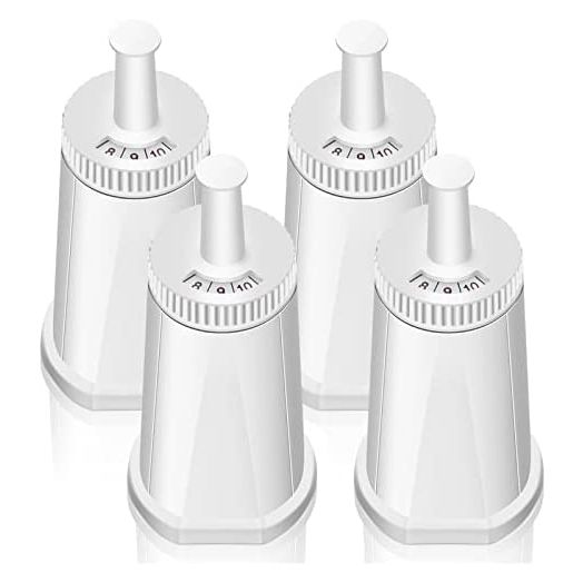 4 Pack Replacement Water Filter for Breville BES880 Barista Touch, BES990 Oracle Touch & Bambino ClaroSwiss Sage Espresso Machine BES920 BES878