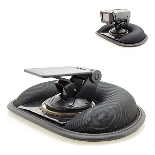 AccessoryBasics Car Dashboard Platform Beanbag & Suction Cup Mount for Radar Detector Escort Passport 9500 Max 360 Redline EX iX S4 Uniden R1 R3 R7 R8 DFR7 RAD Radenso XP SP Whistler Cobra ESD XRS SPX