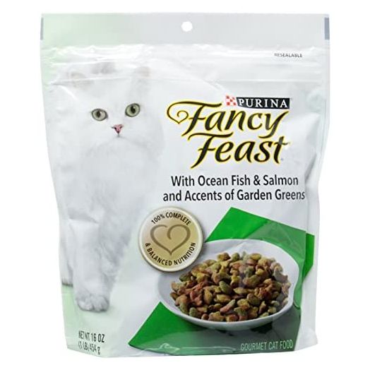 Purina Fancy Feast With Ocean Fish & Salmon And Accents Of Garden Greens Gourmet Cat Food