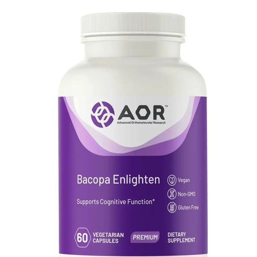 Advanced Orthomolecular Research Bacopa Enlighten - 60 Vegetarian Capsules