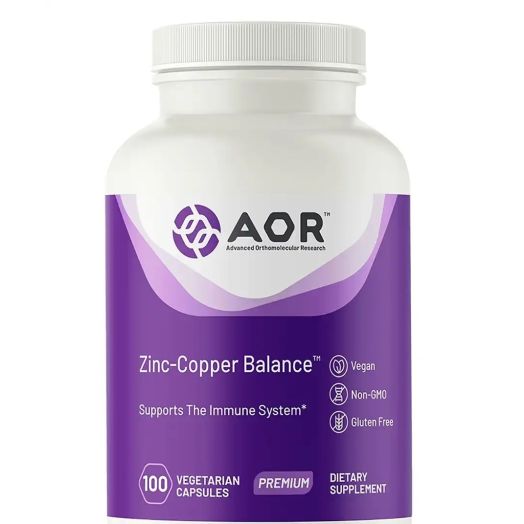 Advanced Orthomolecular Research Zinc-Copper Balance - 100 Vegetarian Capsules