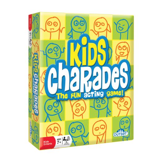 Outset Media Outset Kids Charades - Children's Game - Family Game - Features 300 Charades - Develops Critical Thinking, Builds Imagination, and Supports Creativity - for 3 or More Players - Ages 8+