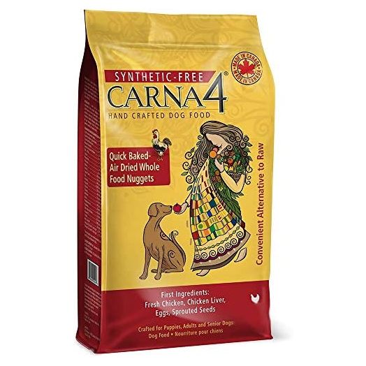 CARNA4 Hand Crafted Dog Food, 3-Pound, Chicken