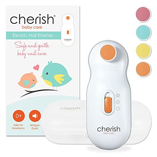 Baby Nail File Electric Nail Trimmer: Baby Nail Trimmer for Infant and Toddler: Safer Than Baby Nail Clippers - Baby Grooming Kit and Manicure Set