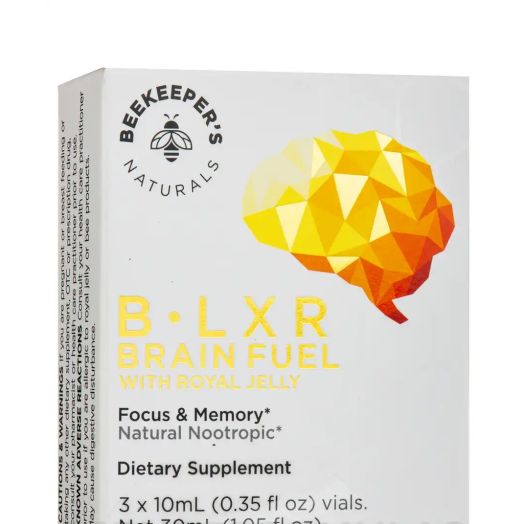 Beekeeper's Naturals B.LXR Brain Fuel - 3 x 10 ml (0.35 fl. oz) Vials