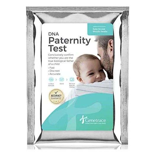 Genetrace DNA Paternity Test Kit - Lab Fees & Shipping Included - INTERNATIONAL SHIPPING FEE TO US LAB NOT INCLUDED