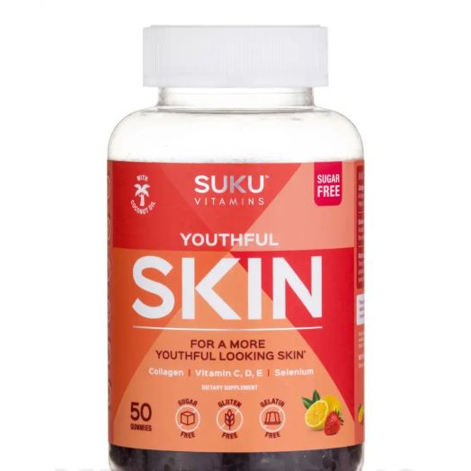 SUKU Vitamins Youthful Skin - 50 Gummies