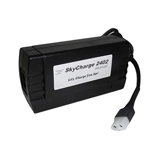 SkyCharge 2402 Advanced Charger for Bruno Stair Lift Stairlift SRE-1540, SRE-1550, SRE-2000, SRE-2010 Elite, CRE-2110 Curved, CRE-2100, SRE-2750 Models; Replaces OEM-2402, BCR-24018