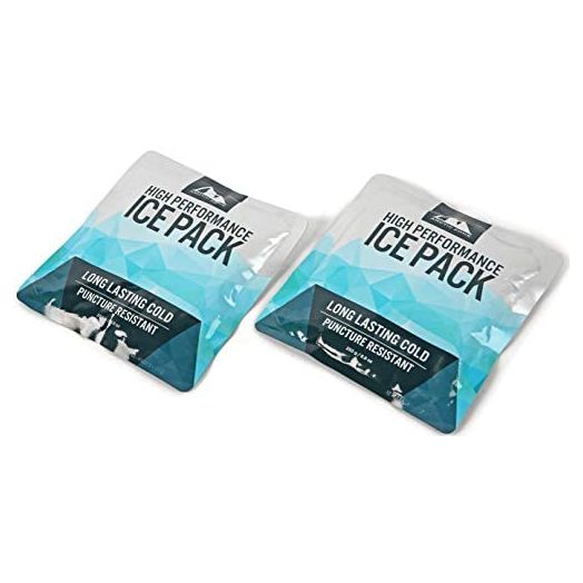 Arctic Zone High Performance Ice Pack for Lunch Boxes, Bags, or Coolers, Set of 2 - 250 grams each