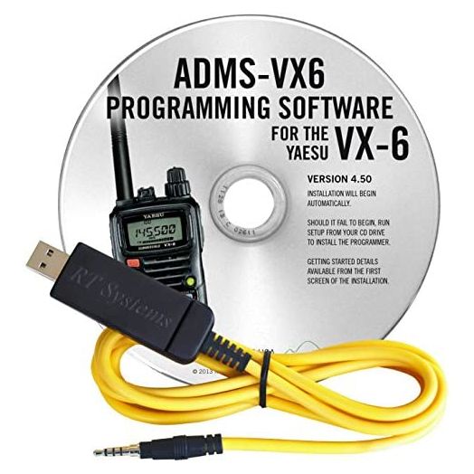 Yaesu VX-6R USB PC Cable & Programming Software